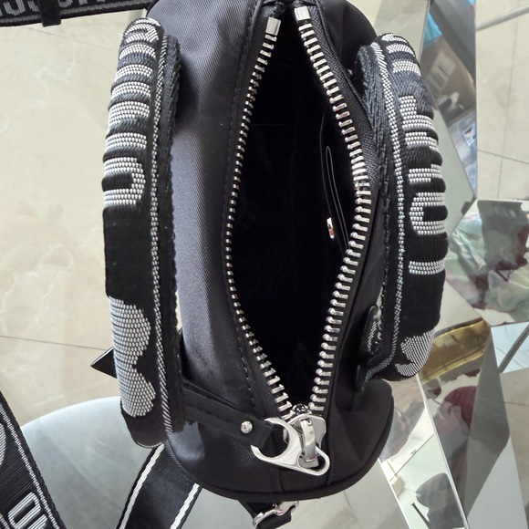 Love Moschino Mini Duffle Crossbody Black Logo Bag - Picture 3 of 4